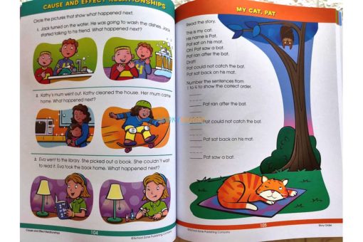 Giant First Grade 6 School Zone workbook