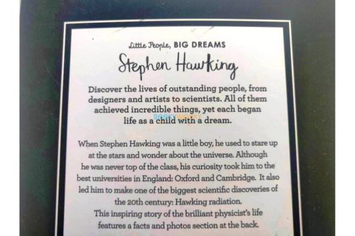 Stephen Hawking Little People Big Dreams 9780711248731 2