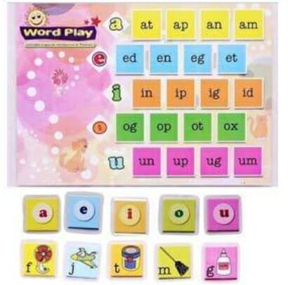 Phonics Worksheets with Craft Material CVC Words Level 1 1