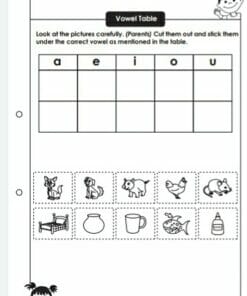 Phonics Worksheets with Craft Material CVC Words - Level 1 (2)