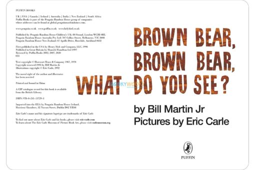 Brown Bear, Brown Bear, What Do You See