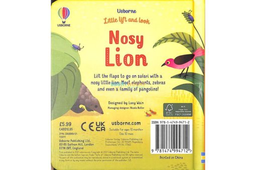 Nosy Lion Little Lift and Look