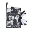 Jungly Fun 2 Animal Tails Black White Cloth Book cover