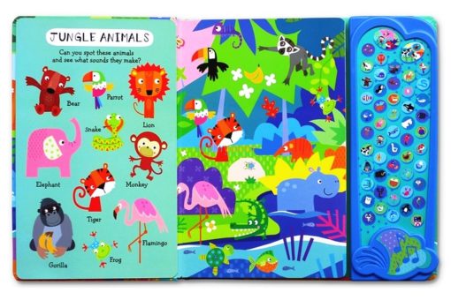 My First Look and Find Sound Books Animals inside 2