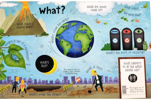 Questions and Answers About Our World Usborne Lift The Flap 5jpg