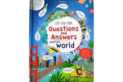 Questions and Answers About Our World Usborne Lift The Flap cover 1jpg
