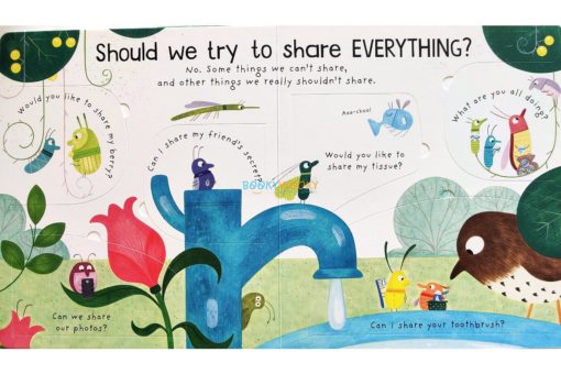 Why should I share Usborne Lift the flap First Questions and Answers 7jpg