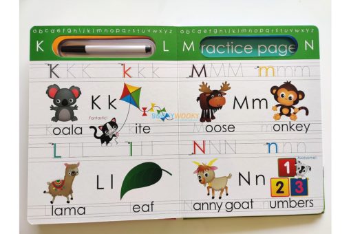 Little Learning Write and Wipe Alphabet 9781947788343 3