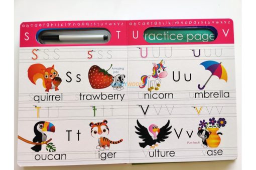 Little Learning Write and Wipe Alphabet 9781947788343 4