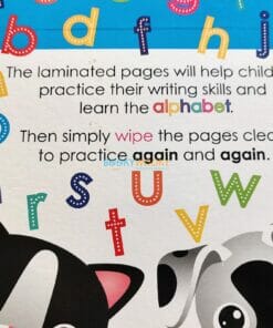 Little Learning Write and Wipe Alphabet 9781947788343 (6)