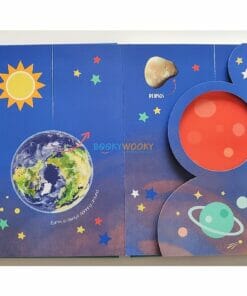 Planets & the Great Big Solar System inside book flaps