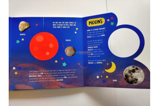 Planets & the Great Big Solar System inside book peep hole