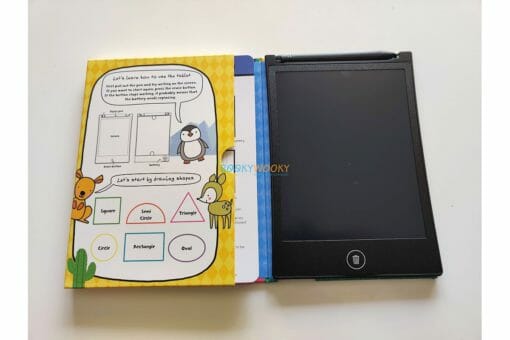 Baby Animals LCD Tablet with Flashcards Pack inside 4
