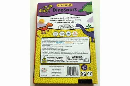 Dinosaurs LCD Tablet with Flashcards Pack 9781839236136 inside 2