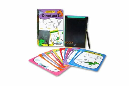 Dinosaurs LCD Tablet with Flashcards Pack 9781839236136 inside more 3