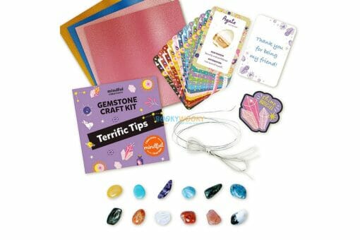 Gemstone Craft Kit Mindful Creativity 9354537007850 inside
