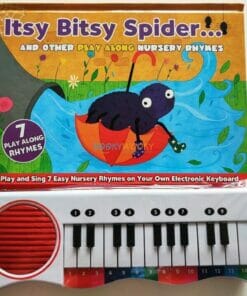 Itsy Bitsy Spider and Other Play Along Nursery Rhymes Keyboard Musical Book 9780755407811 cover