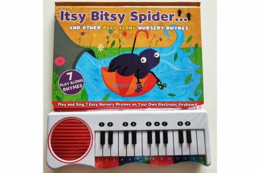 Itsy Bitsy Spider and Other Play Along Nursery Rhymes Keyboard Musical Book 9780755407811 cover