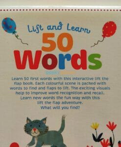 Lift and Learn 50 words back cover