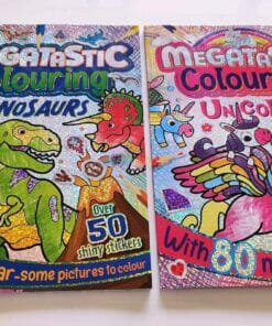 Megatastic Colouring 2 titles Dinosaurs Unicorns (1)