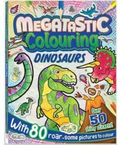 Megatastic Colouring Dinosaurs 9781787729285 cover