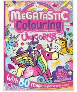 Megatastic Colouring Unicorns 9781787729308 cover