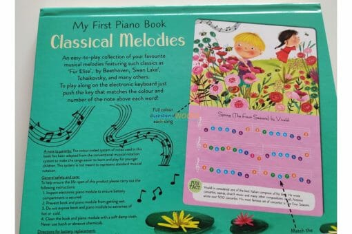 My First Piano Book Cassical Melodies Keyboard Musical book 9781839235252 inside (8)