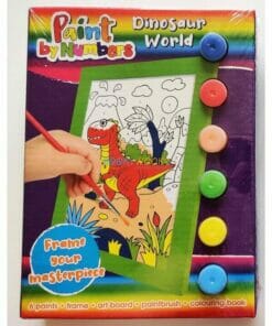 Paint by Numbers Dinosaur World Pack 9781787728684 cover