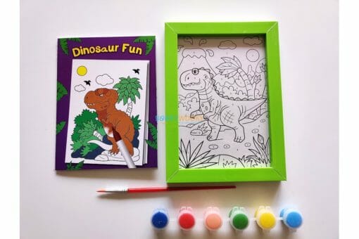 Paint by Numbers Dinosaur World Pack 9781787728684 inside 1