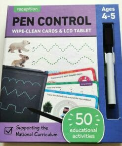Pen Control Wipe Clean Cards & LCD Tablet 9781839236792 cover real