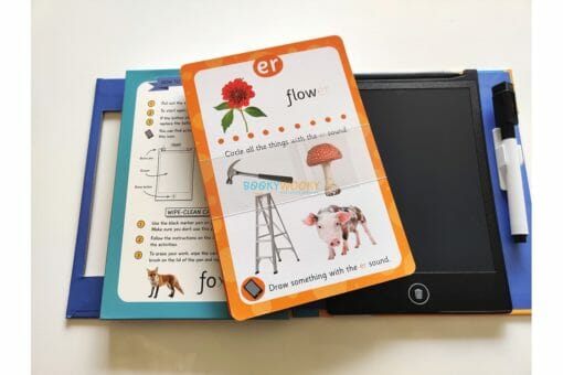 Phonics Wipe Clean Cards LCD Tablet 9781839236785 inside 3