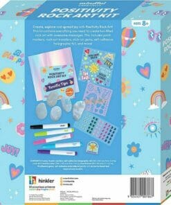 Positivity Rock Art Kit Mindful Creativity 9354537007867 back cover