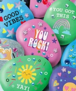 Positivity Rock Art Kit Mindful Creativity 9354537007867 rocks