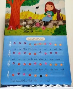 Row, Row, Row Your Boat and Other Nursery Rhymes Keyboard Musical book 9781839233784 inside (3)