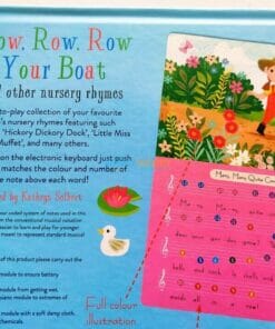Row, Row, Row Your Boat and Other Nursery Rhymes Keyboard Musical book 9781839233784 inside (7)