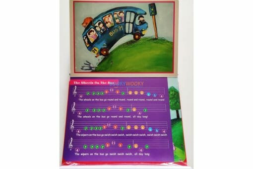 The Wheels on the Bus and Other Play Along Songs Keyboard Musical book 9780755497003 inside 2