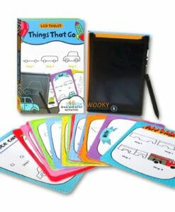 Things That Go LCD Tablet with Flashcards Pack 9781839236167 all parts