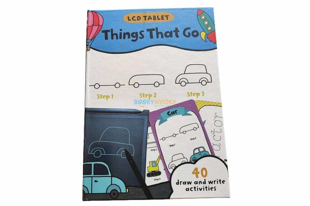 Things That Go LCD Tablet with Flashcards Pack 9781839236167 cover real