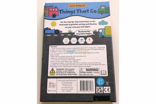 Things That Go LCD Tablet with Flashcards Pack 9781839236167 inside 8