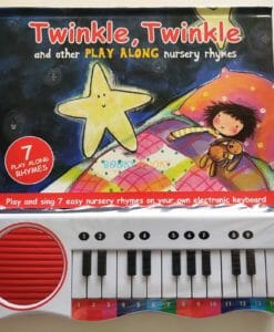 Twinkle Twinkle and Other Play Along Nursery Rhymes Keyboard Musical book 5792226497010 cover