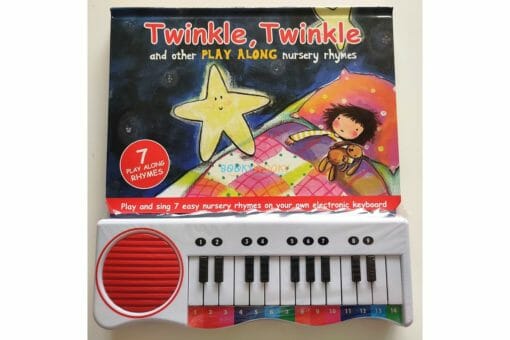 Twinkle Twinkle and Other Play Along Nursery Rhymes Keyboard Musical book 5792226497010 cover