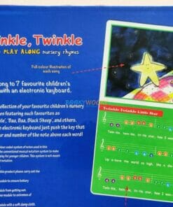Twinkle, Twinkle and Other Play Along Nursery Rhymes Keyboard Musical book 5792226497010 inside (7)