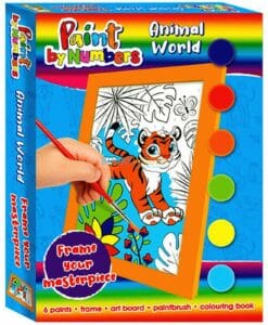 paint by numbers animal world 9781787728677 cover