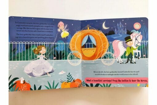 Cinderella A Story Sound Book with buttons on page 9781839236891 4
