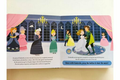 Cinderella A Story Sound Book with buttons on page 9781839236891 5