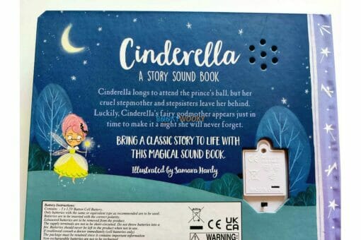 Cinderella A Story Sound Book with buttons on page 9781839236891 7