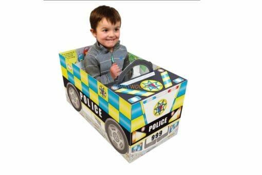Convertible Police Car Playmat Sit in Car 9781789892468