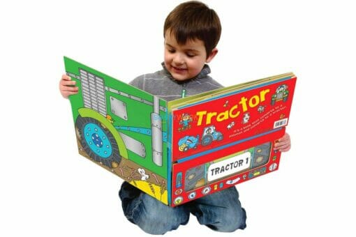 Convertible Tractor Book Playmat Sit in Tractor 9781789892024
