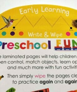 Early Learning Write & Wipe Preschool Fun