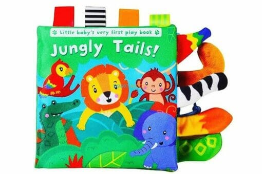 Jungly Tails Cloth Book Babys Very First Funny Tails Books
